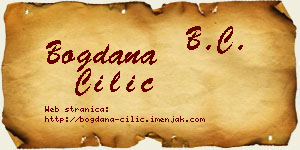 Bogdana Cilić vizit kartica
